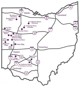 Map of HCF Locations